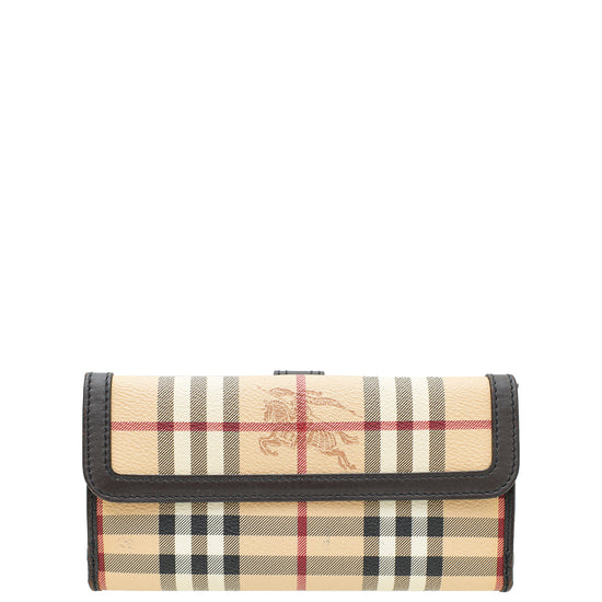 Burberry haymarket outlet wallet