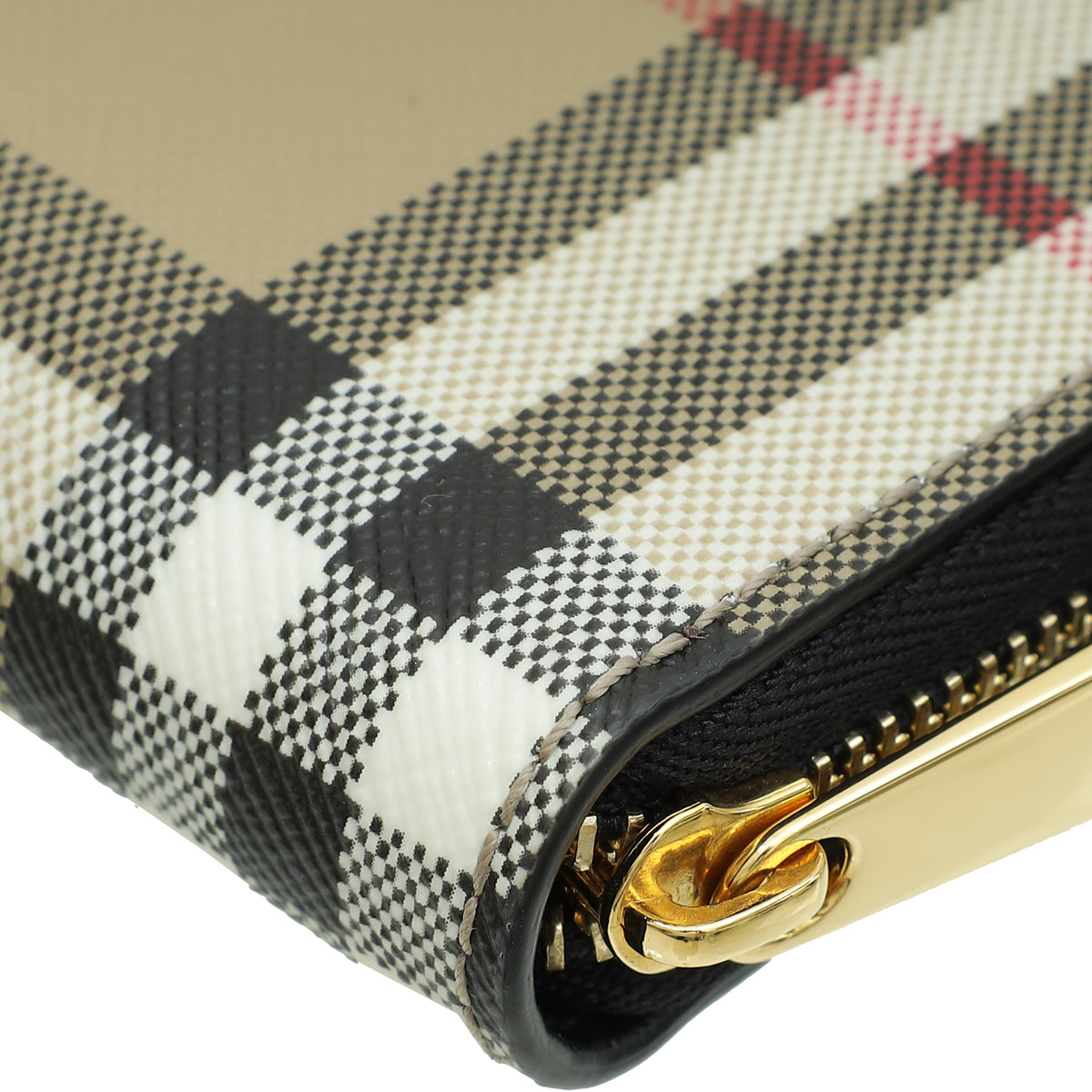 Burberry Multicolor Vintage Check Long Zippy Wallet