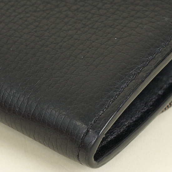 Burberry Bicolor Nova Check Buckle Sequins Continental Wallet