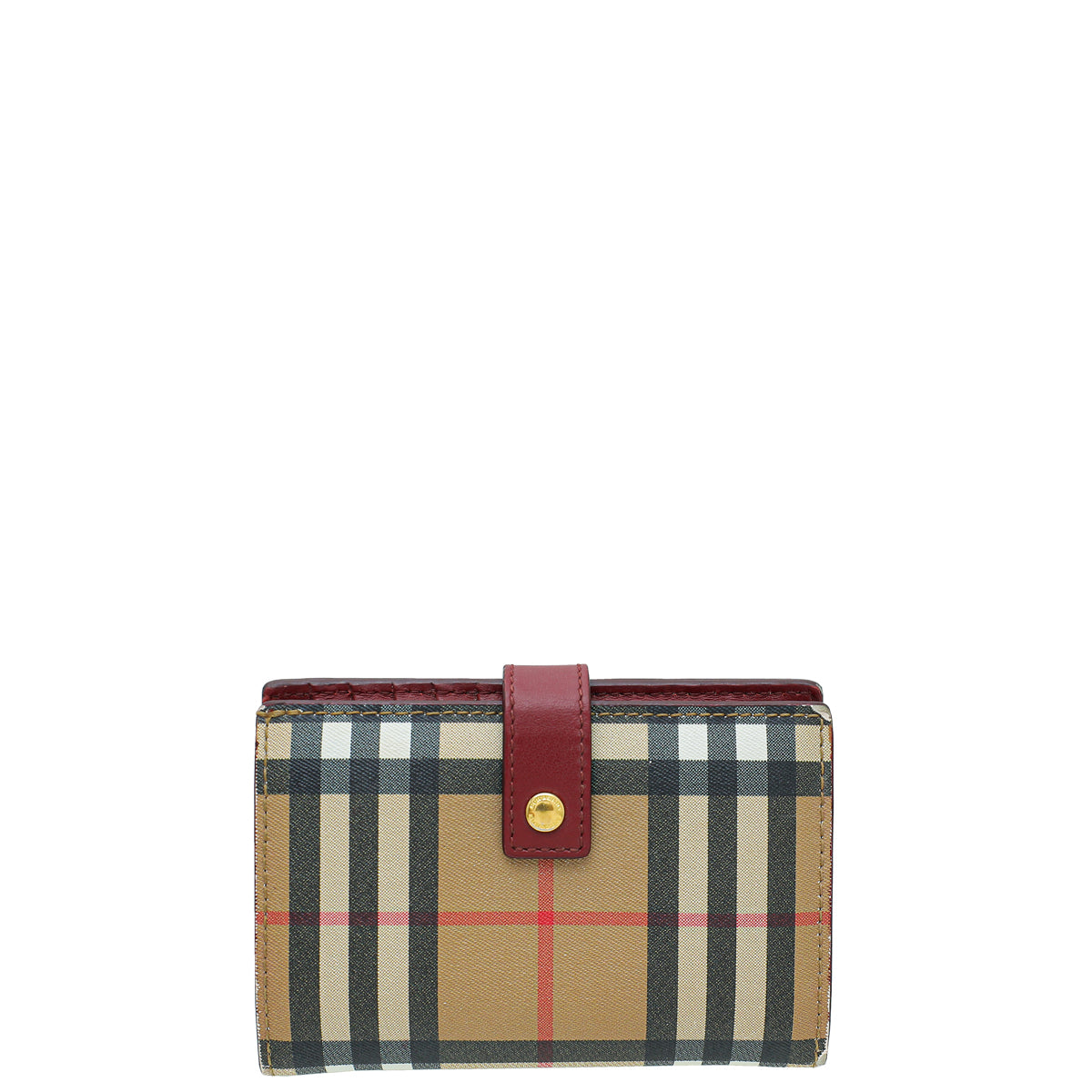 Burberry Bicolor Haymarket Check Wallet-Burberry-THE CLOSET