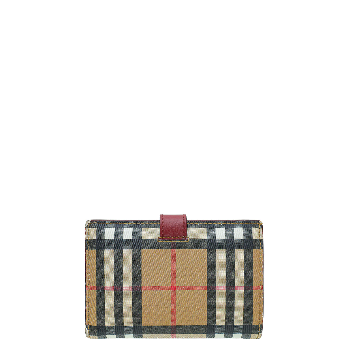 Burberry Bicolor Haymarket Check Wallet-Burberry-THE CLOSET
