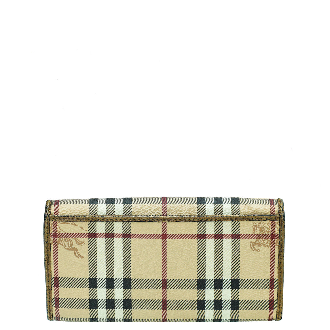 Burberry Bicolor Haymarket Flap Wallet-Burberry-THE CLOSET