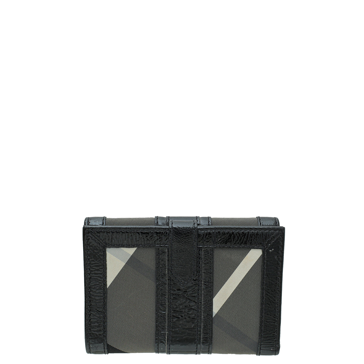 Burberry Black Penrose Compact Wallet-Burberry-THE CLOSET