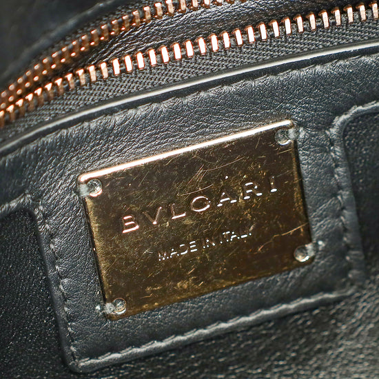 Bvlgari Black Serpenti Cabochon Small Shoulder Bag-Bvlgari-THE CLOSET