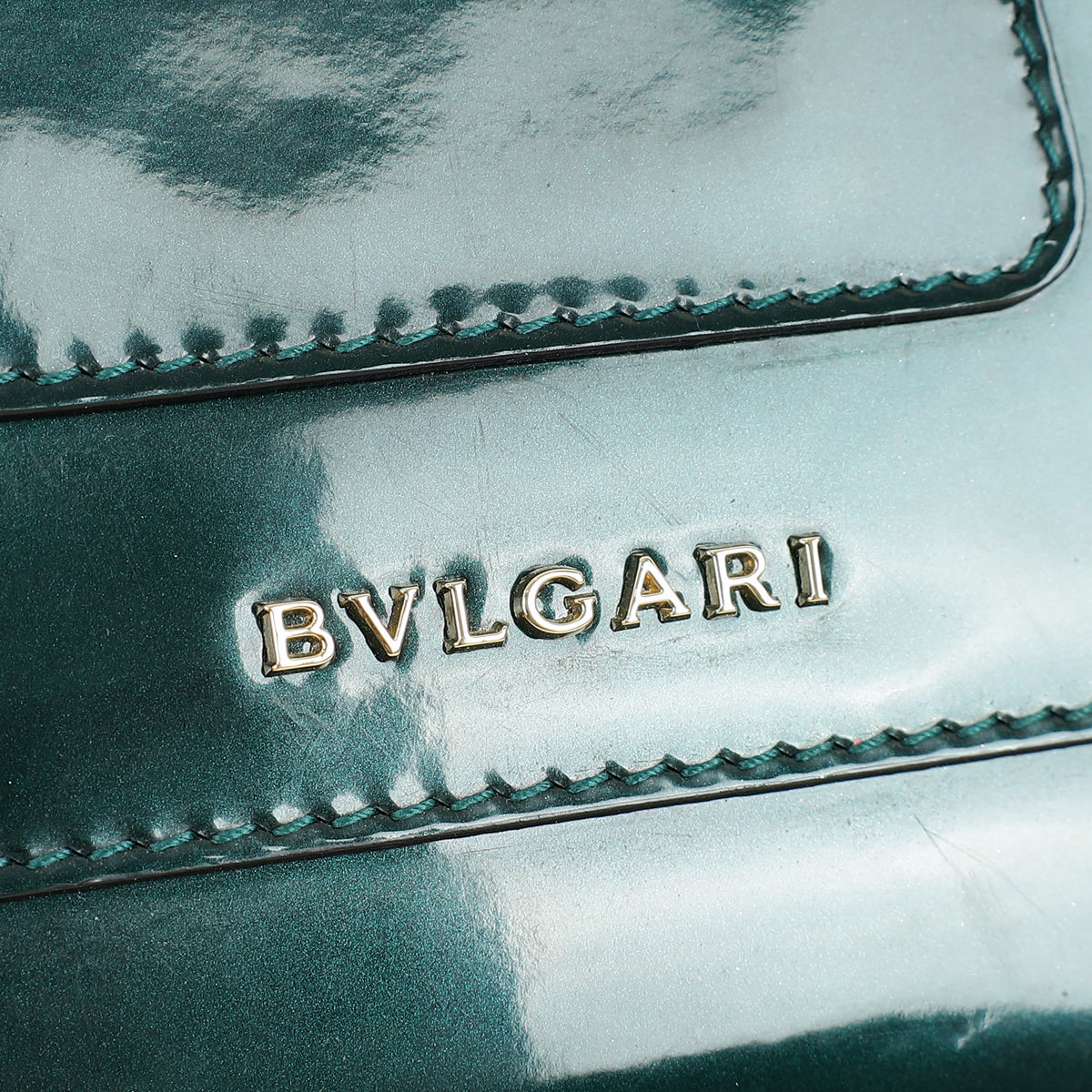 Bvlgari Emerald Green Serpenti Forever Top Handle Small Bag