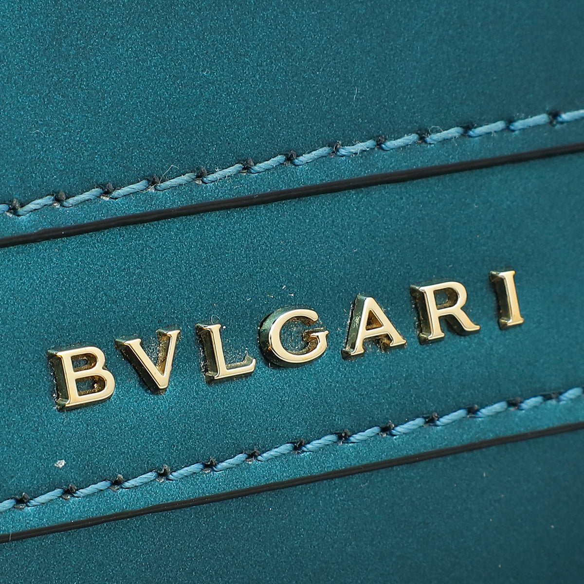 Bvlgari Patent Teal Serpenti Forever Shoulder Bag