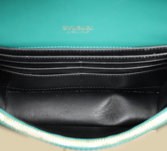 Bvlgari Green Serpenti Forever Chain Wallet-Bvlgari-THE CLOSET