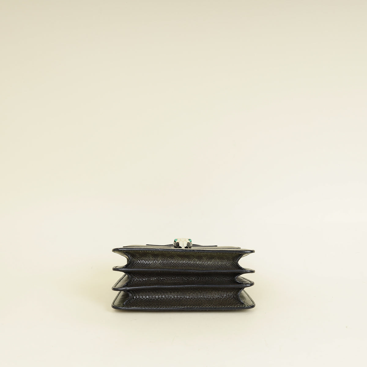 Bvlgari Dark Olive Karung Serpenti Forever Top Handle Small Bag-Bvlgari-THE CLOSET