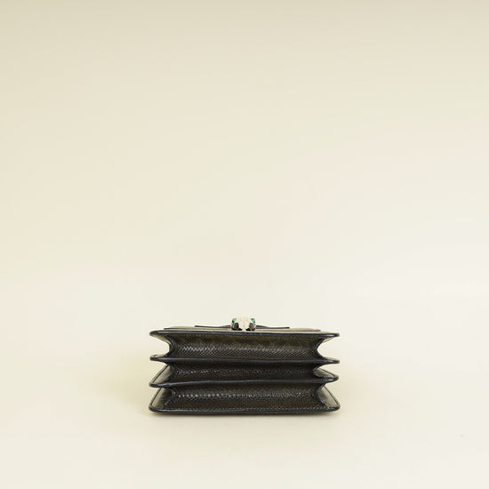 Bvlgari Dark Olive Karung Serpenti Forever Top Handle Small Bag-Bvlgari-THE CLOSET