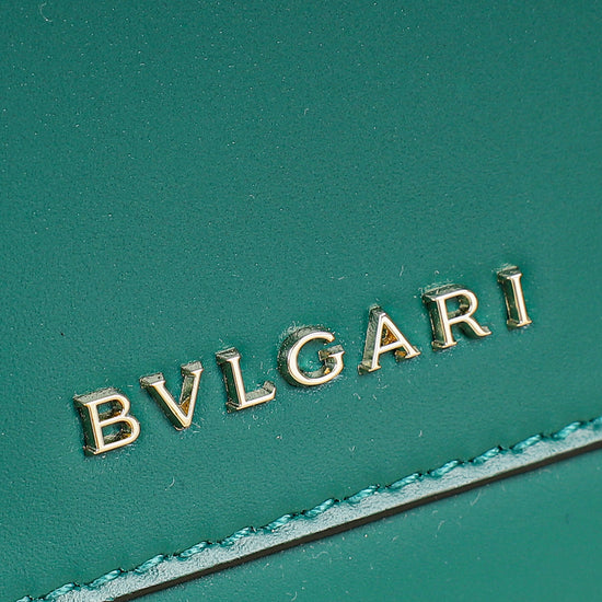 Bvlgari Green Serpenti Forever Medium Top Handle Bag