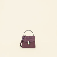 Bvlgari Violet Serpenti Forever Top Handle Bag