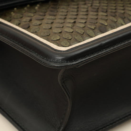 Bvlgari Bicolor Diamond Blast Serpenti Forever Flap Bag-Bvlgari-THE CLOSET