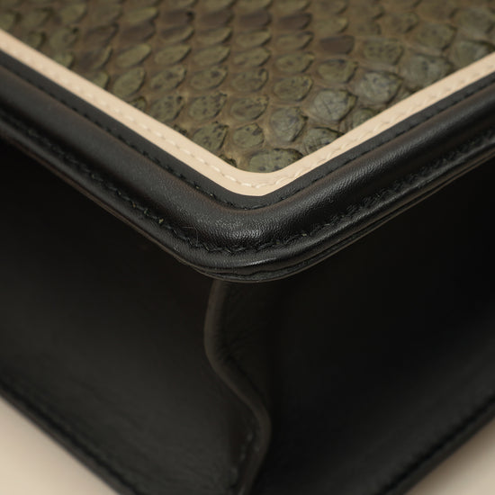 Bvlgari Bicolor Diamond Blast Serpenti Forever Flap Bag-Bvlgari-THE CLOSET