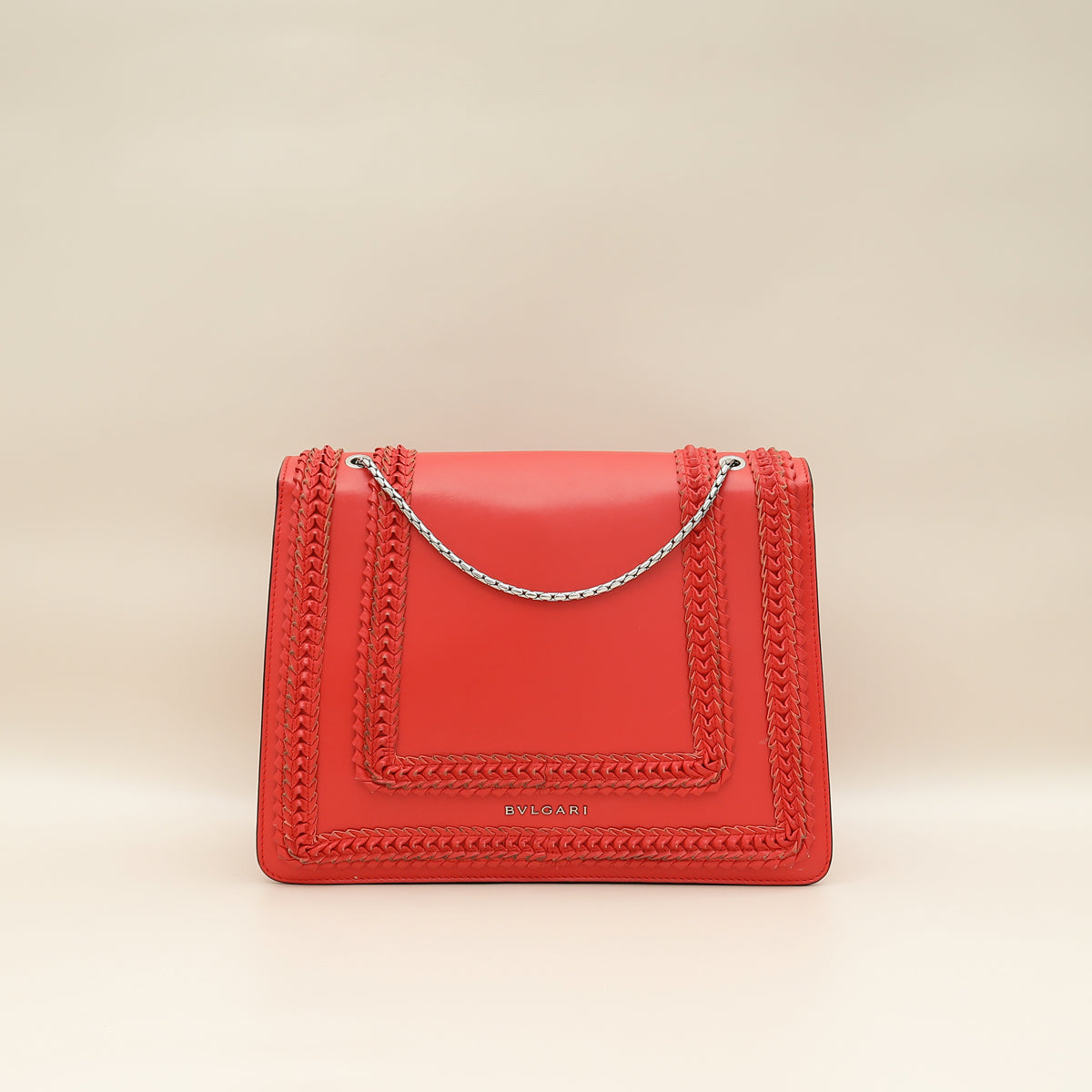 Bvlgari Red Serpenti Forever Large Shoulder Bag-Bvlgari-THE CLOSET
