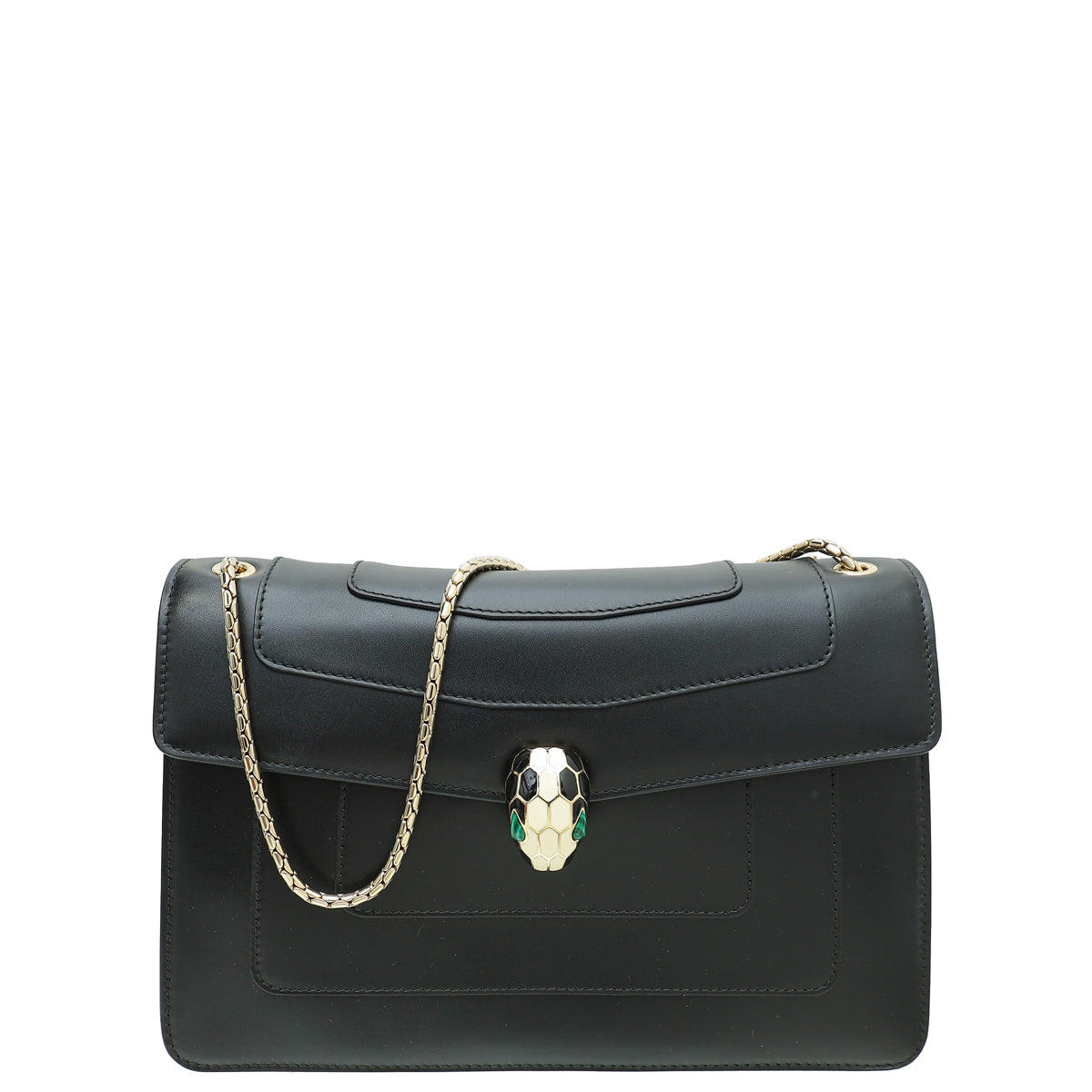 Bvlgari Black Serpenti Forever Shoulder Bag-Bvlgari-THE CLOSET