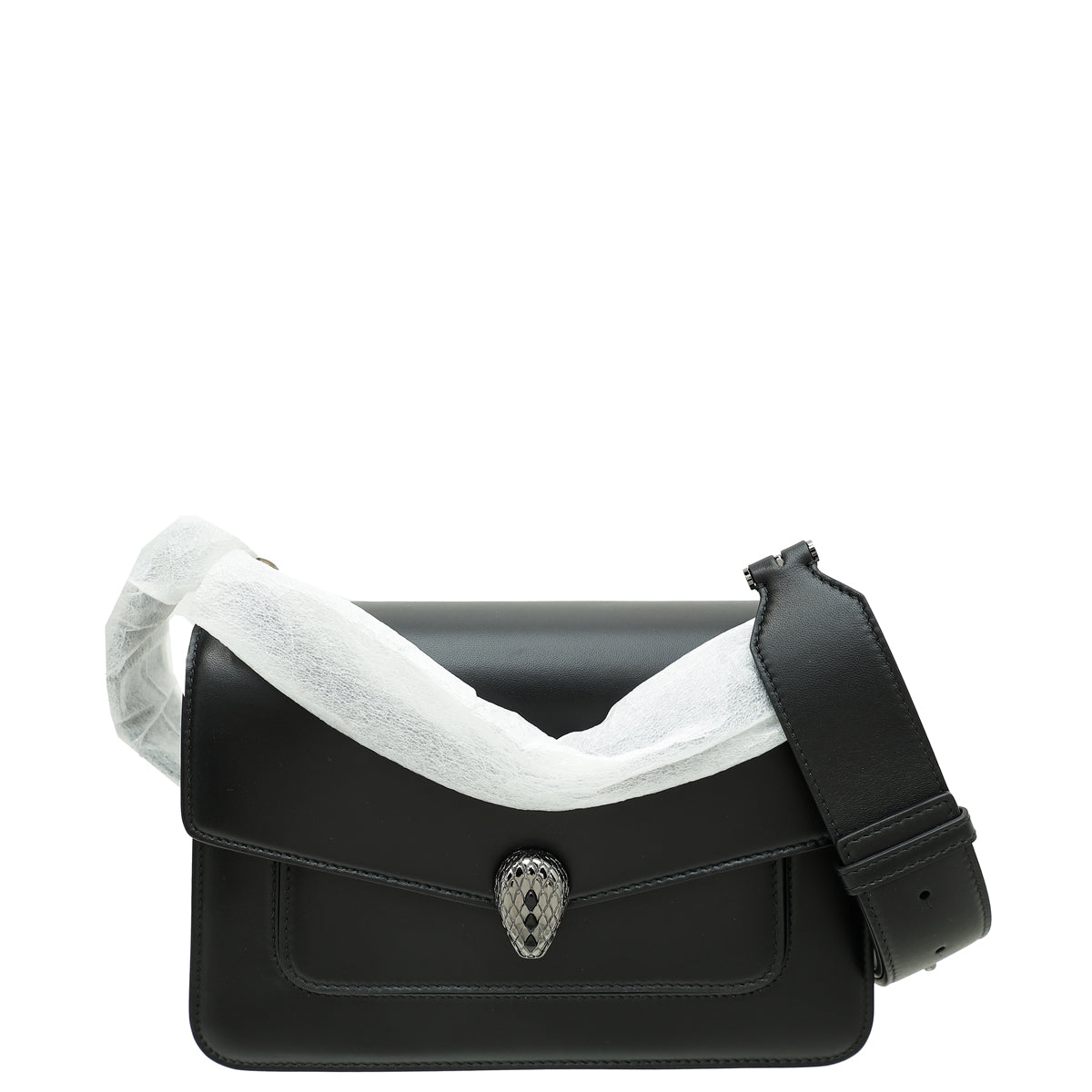 Bvlgari Black Serpenti Forever Maxi Chain Crossbody Bag-Bvlgari-THE CLOSET