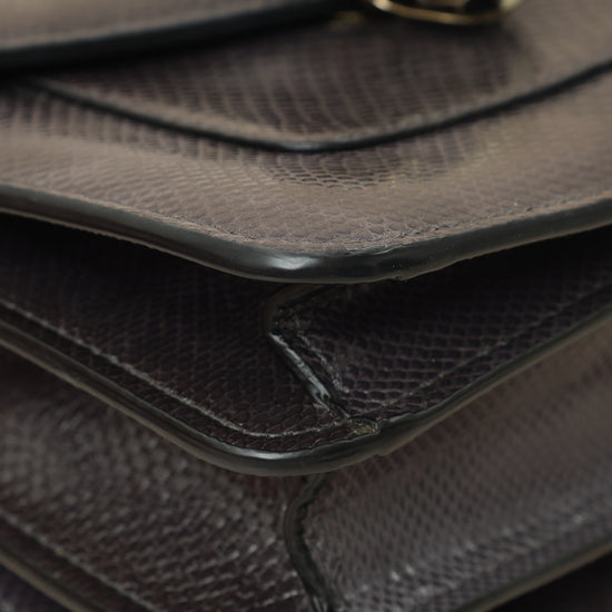 Bvlgari Grey Serpenti Forever Karung Top Handle Bag-Bvlgari-THE CLOSET