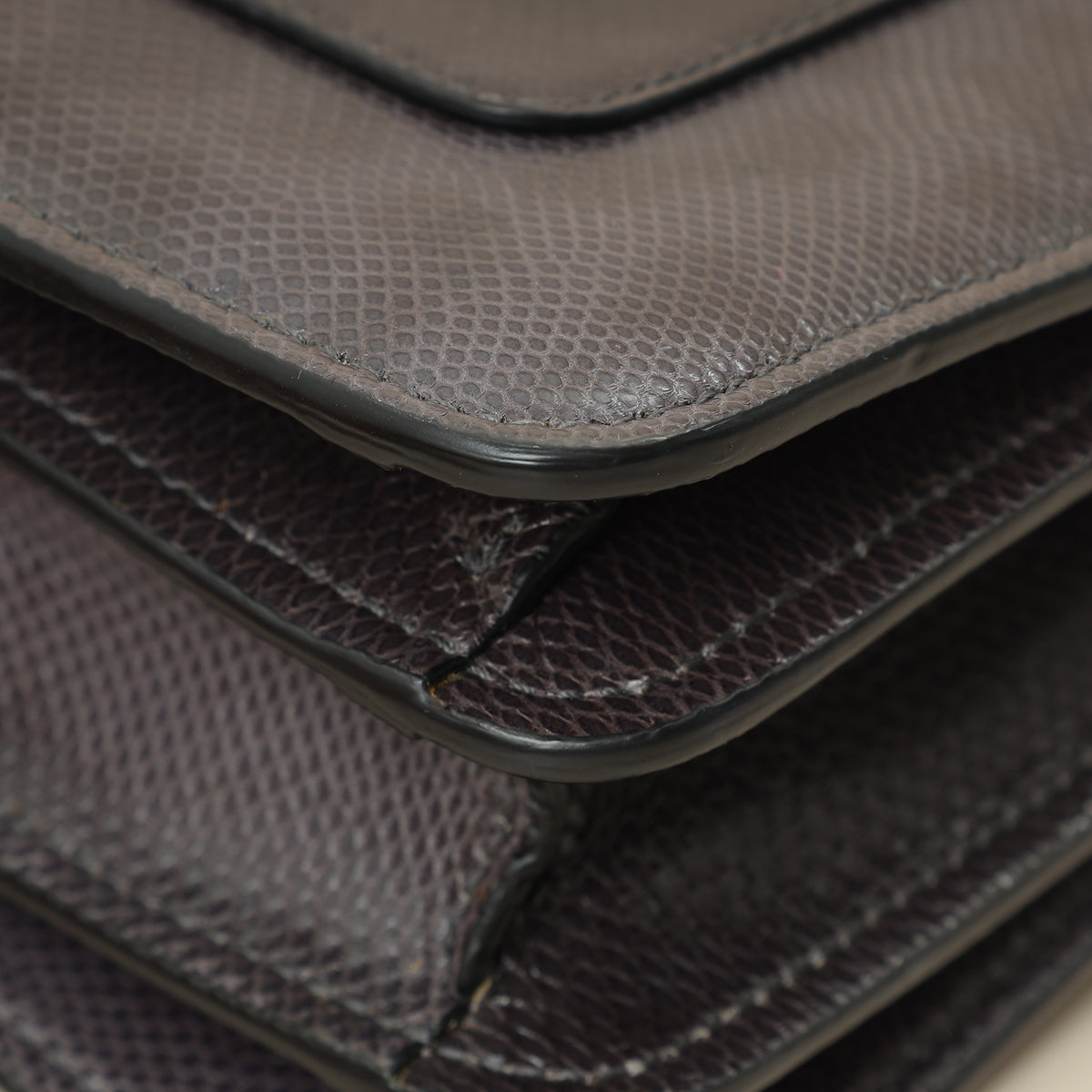 Bvlgari Grey Serpenti Forever Karung Top Handle Bag-Bvlgari-THE CLOSET