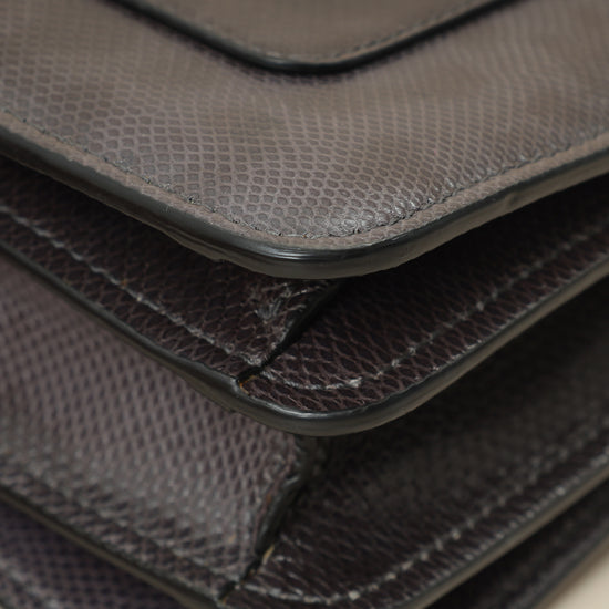 Bvlgari Grey Serpenti Forever Karung Top Handle Bag-Bvlgari-THE CLOSET