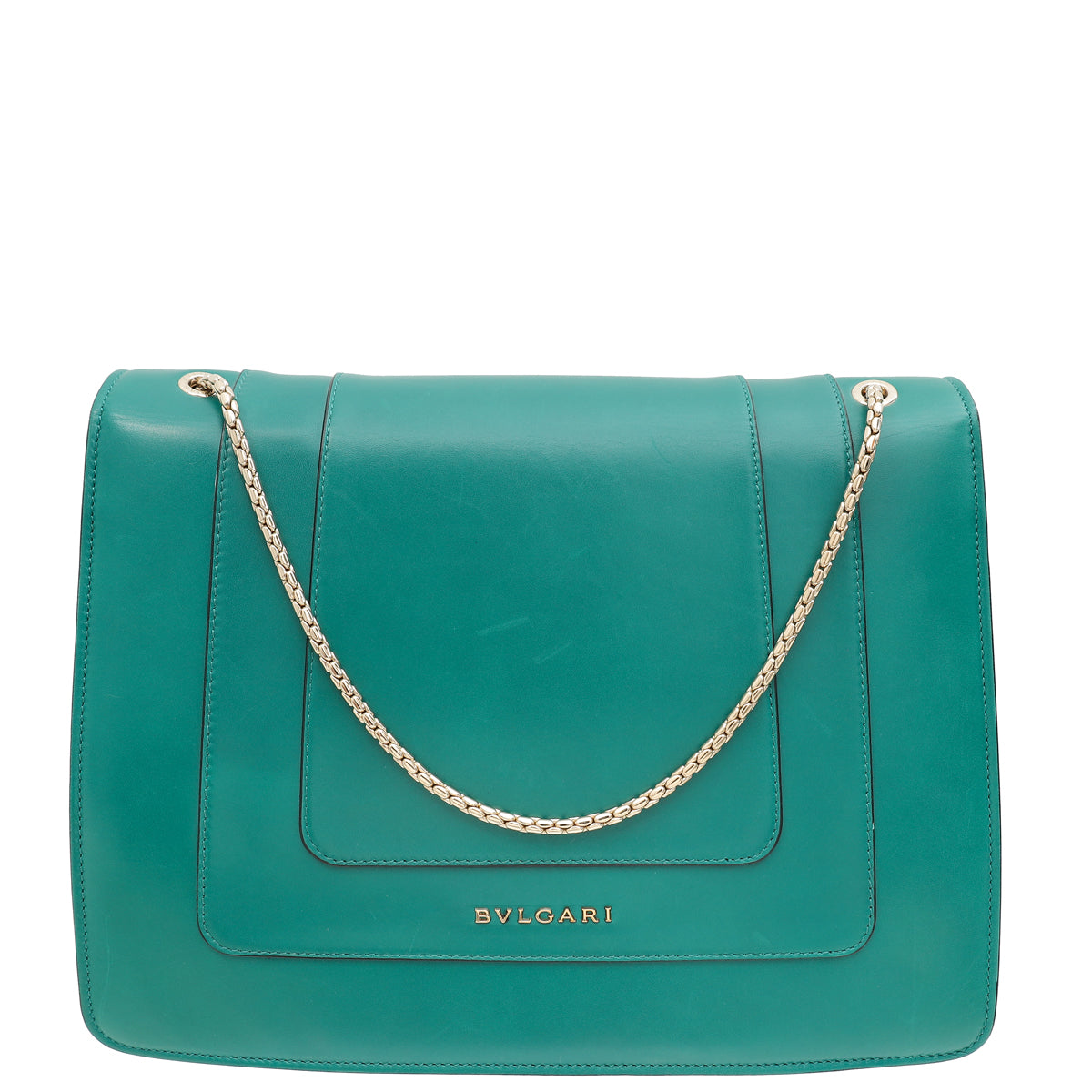 Bvlgari Green Serpenti Forever Large Flap Bag-Bvlgari-THE CLOSET