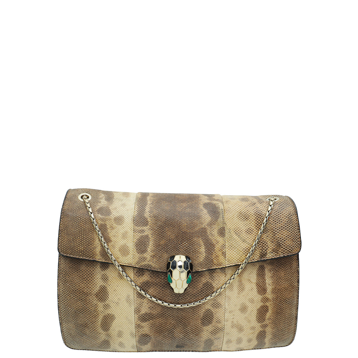 Bvlgari Bicolor Serpenti Forever Karung Shoulder Bag-Bvlgari-THE CLOSET