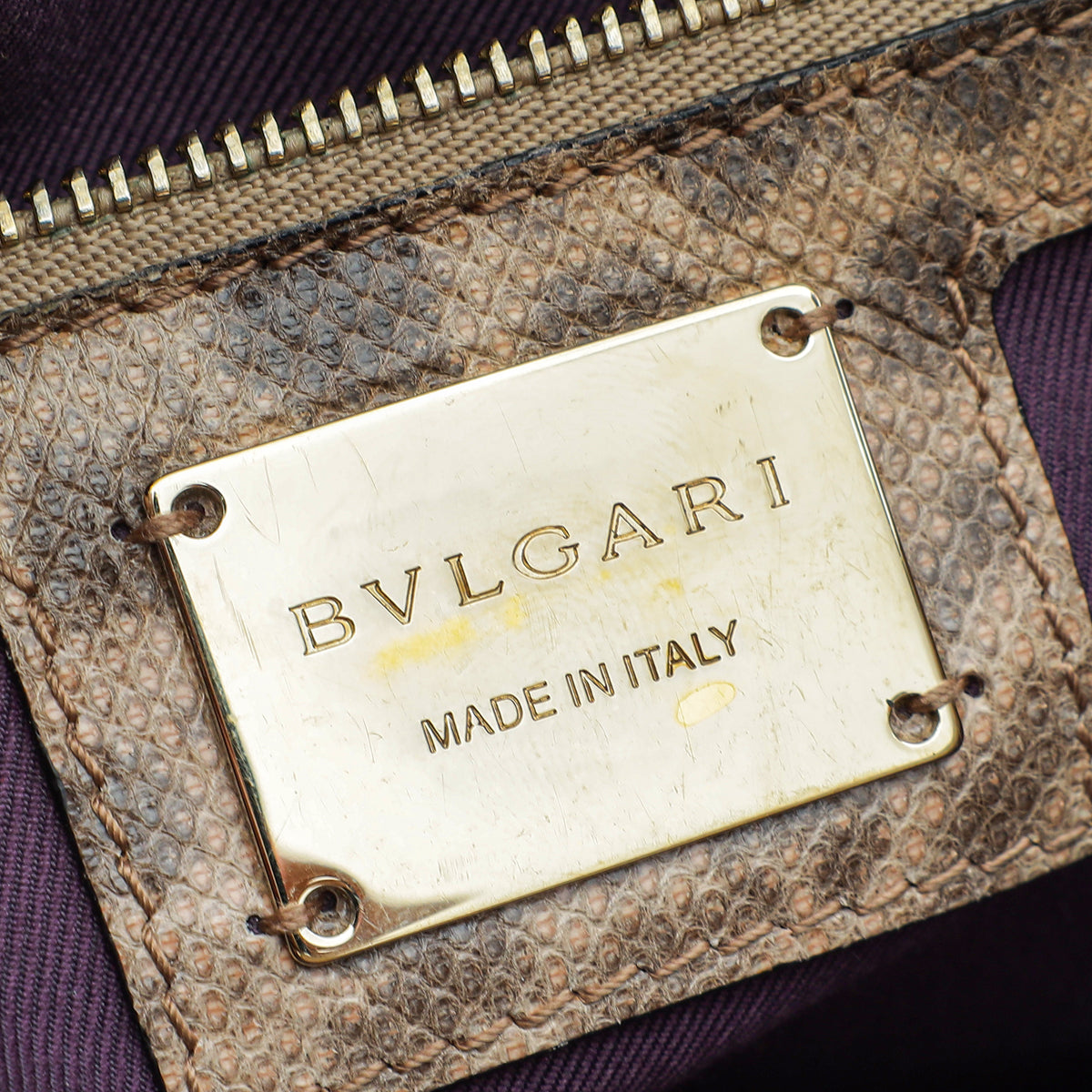 Bvlgari Bicolor Serpenti Forever Karung Shoulder Bag