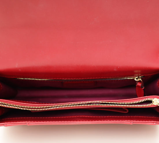 Bvlgari Dark Red Serpenti Forever Flap Shoulder Bag-Bvlgari-THE CLOSET