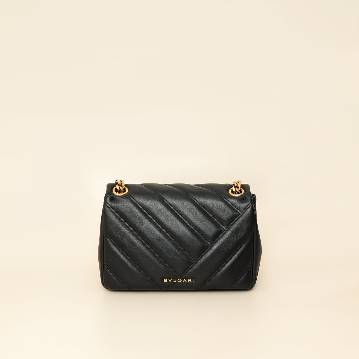Bvlgari Black Serpenti Cabochon Small Shoulder Bag-Bvlgari-THE CLOSET