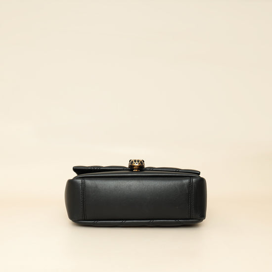 Bvlgari Black Serpenti Cabochon Small Shoulder Bag-Bvlgari-THE CLOSET