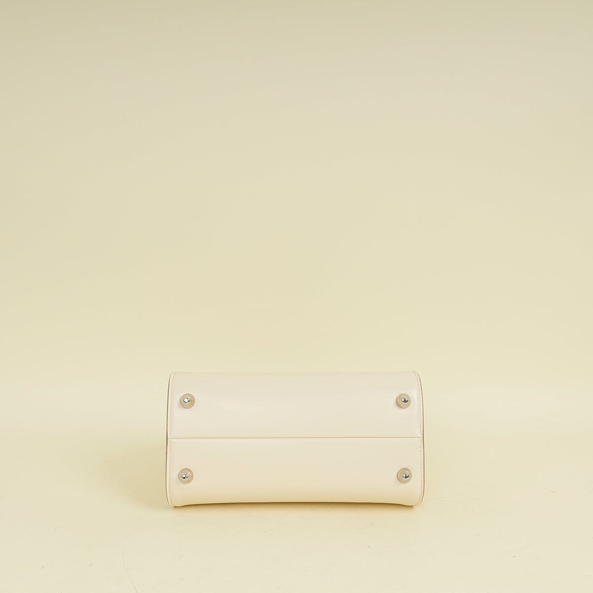Bvlgari Ivory Bvlgari Roma Small Top Handle Bag