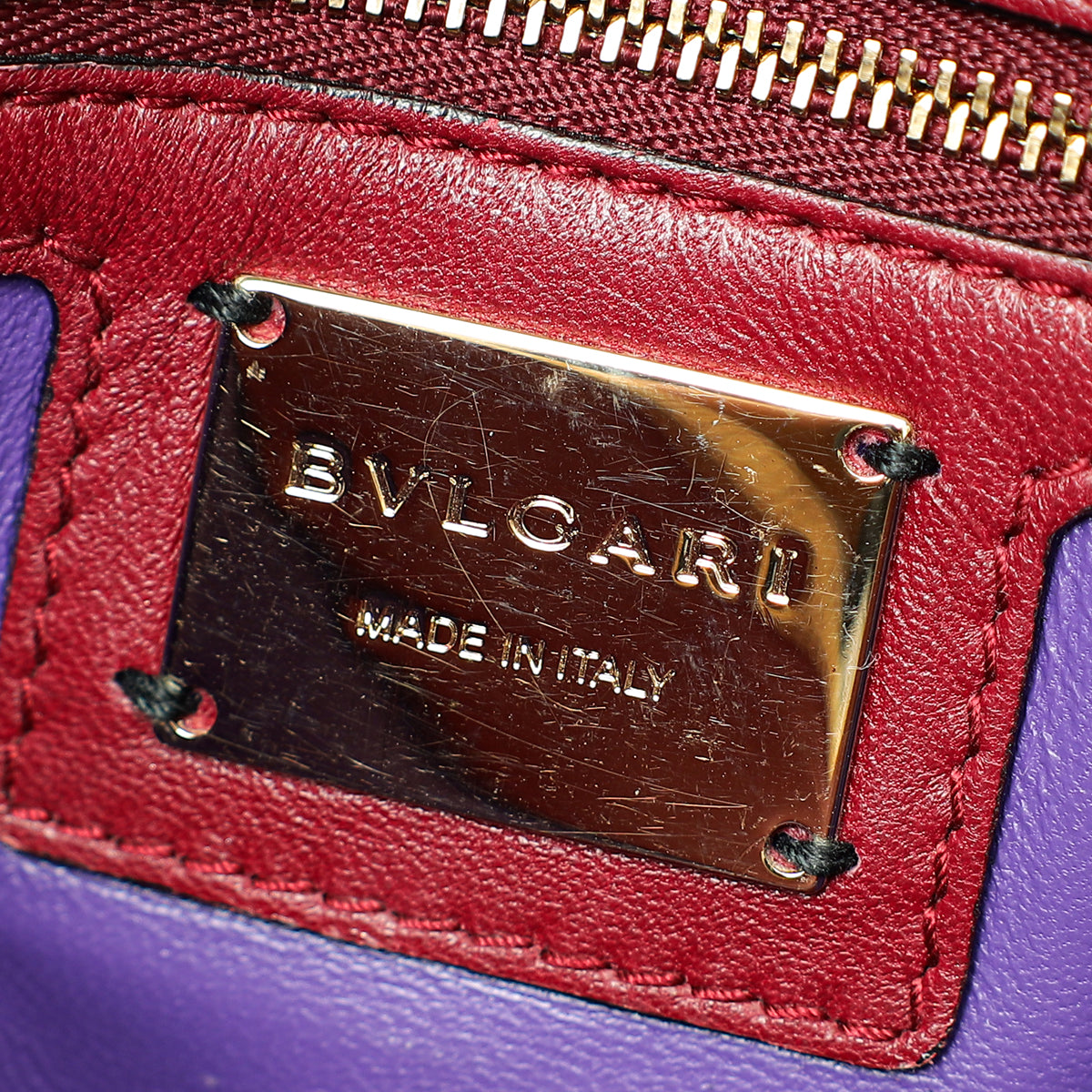 Bvlgari Burgundy Serpenti Forever Quilted Scaglie Flap Medium Bag-Bvlgari-THE CLOSET