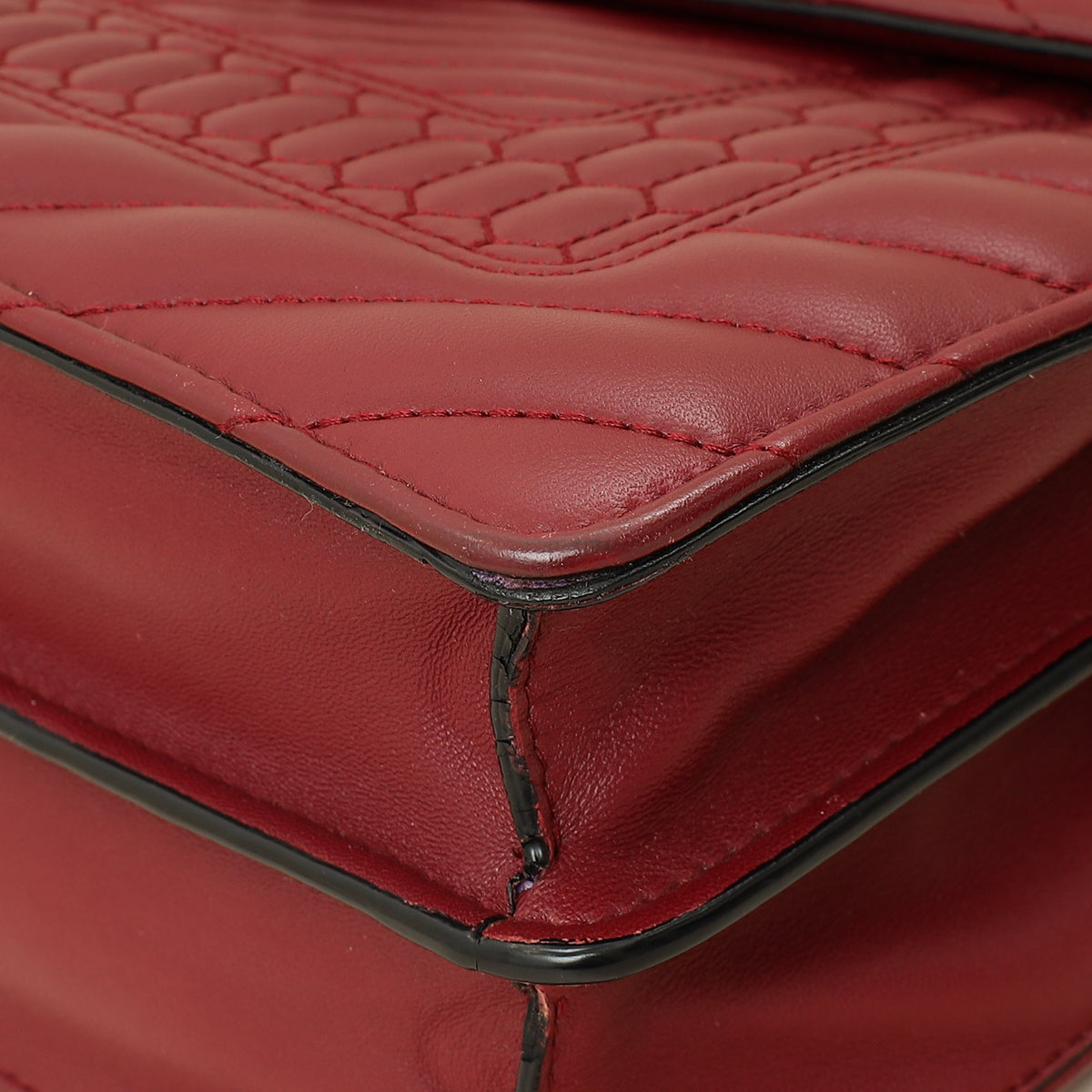 Bvlgari Burgundy Serpenti Forever Quilted Scaglie Flap Medium Bag-Bvlgari-THE CLOSET