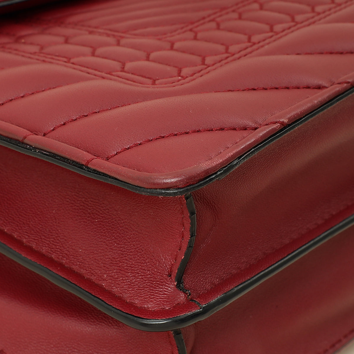 Bvlgari Burgundy Serpenti Forever Quilted Scaglie Flap Medium Bag-Bvlgari-THE CLOSET