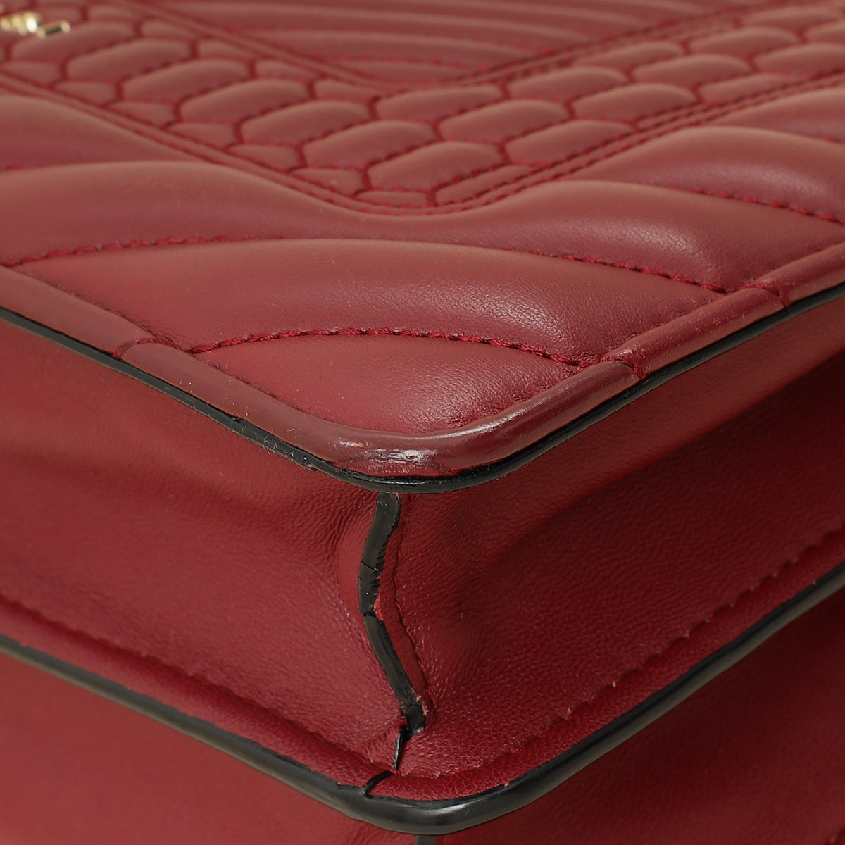 Bvlgari Burgundy Serpenti Forever Quilted Scaglie Flap Medium Bag-Bvlgari-THE CLOSET