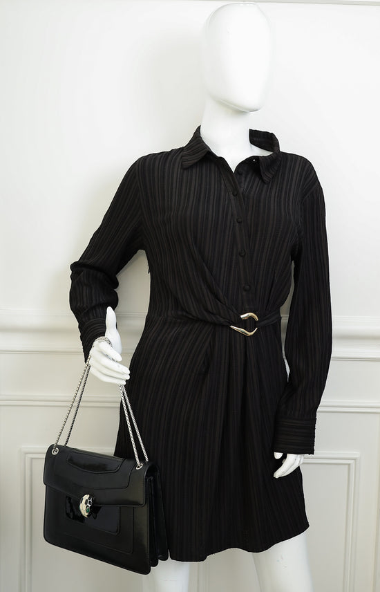 Bvlgari Black Serpenti Forever Shoulder Bag