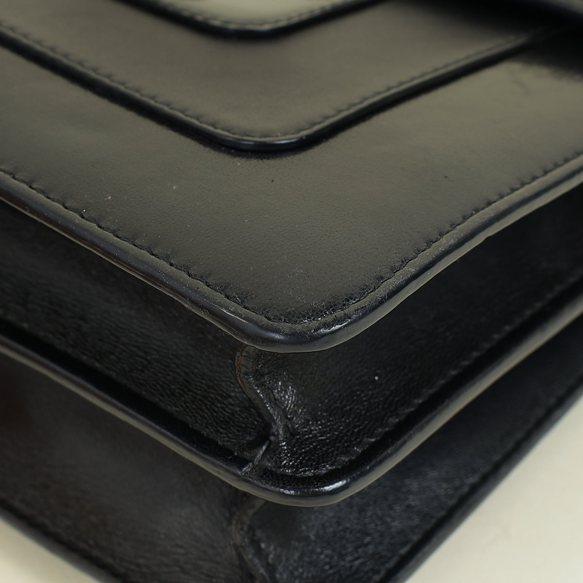 Bvlgari Black Serpenti Forever Shoulder Bag