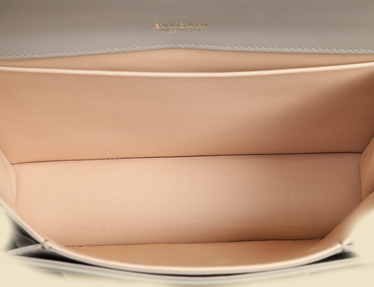 Bvlgari Grey Serpenti East-west Maxi Chain Shoulder Bag-Bvlgari-THE CLOSET