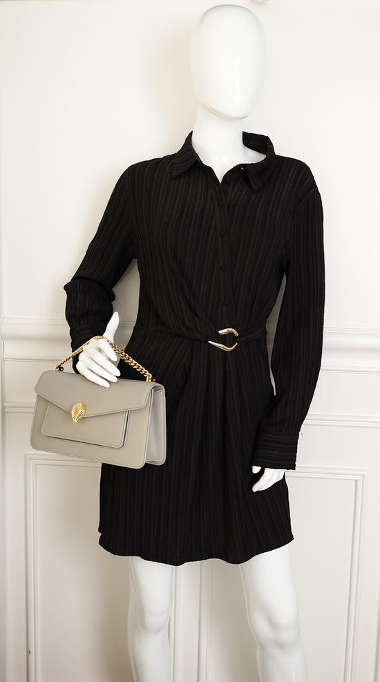 Bvlgari Grey Serpenti East-west Maxi Chain Shoulder Bag-Bvlgari-THE CLOSET