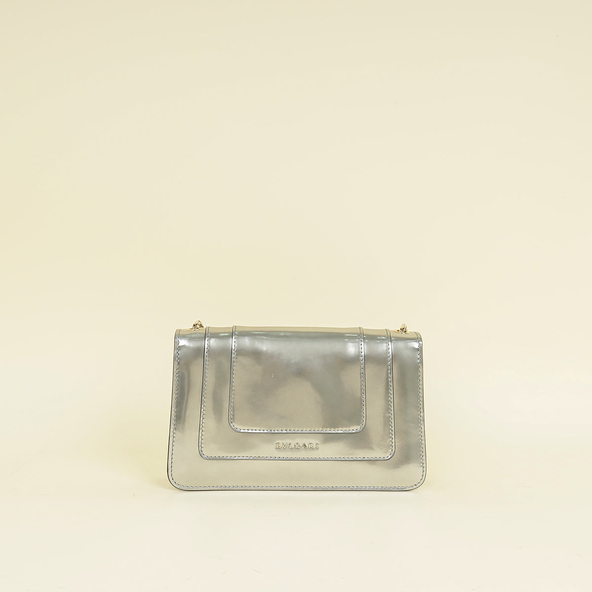 Bvlgari Silver Serpenti Forever East West Crossbody Bag