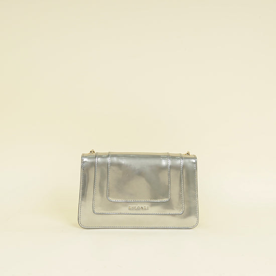 Bvlgari Silver Serpenti Forever East West Crossbody Bag