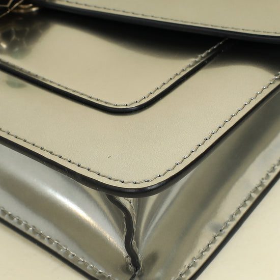 Bvlgari Silver Serpenti Forever East West Crossbody Bag