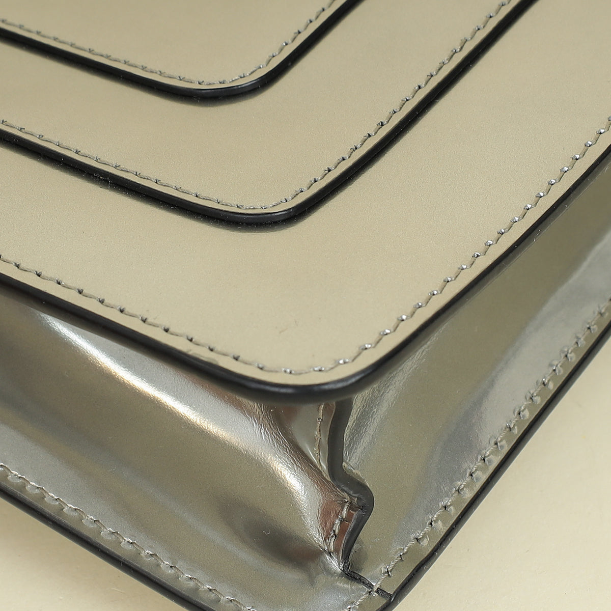 Bvlgari Silver Serpenti Forever East West Crossbody Bag