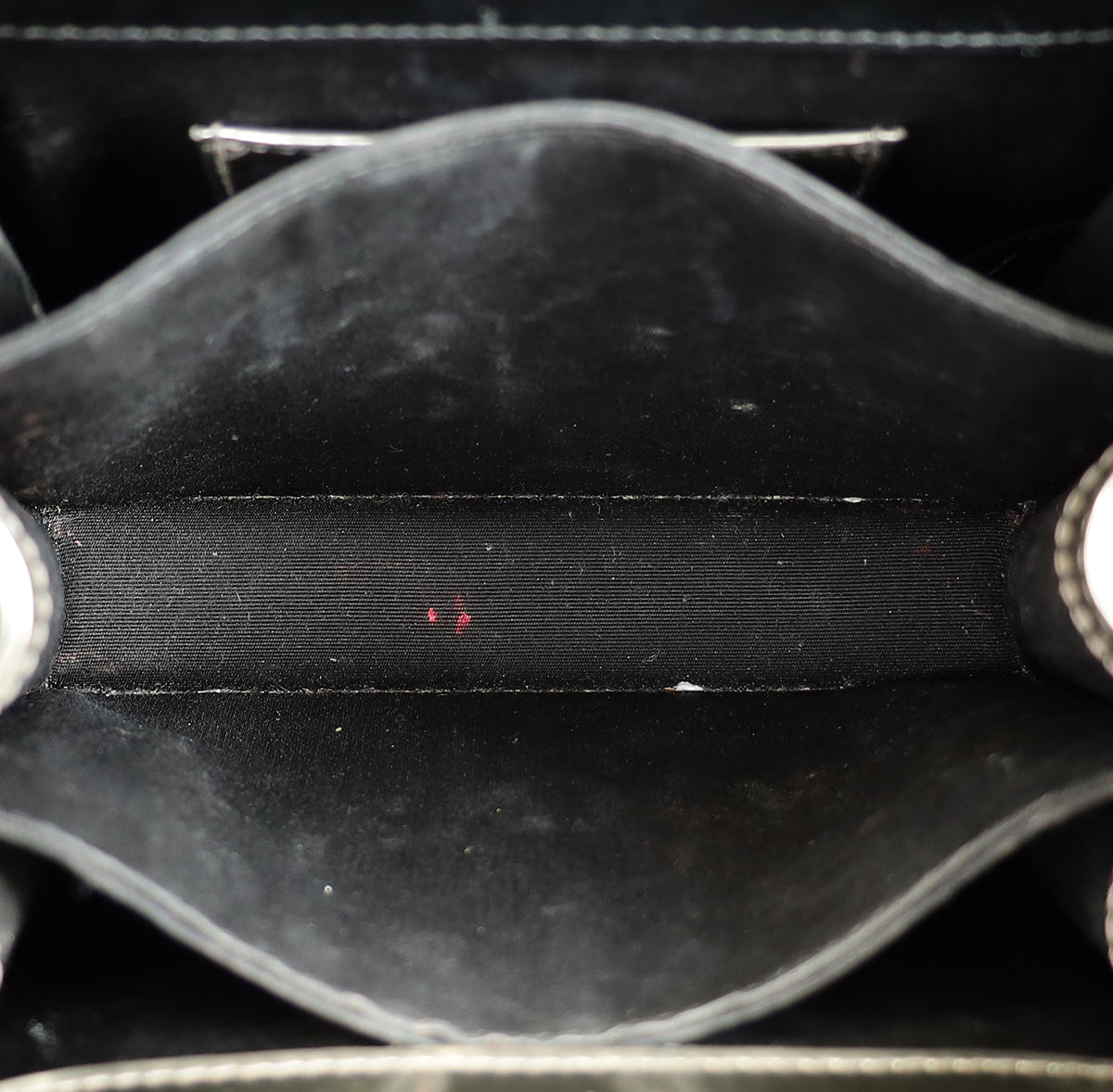 Bvlgari Metallic Grey Serpenti Forever Top Handle Small Bag