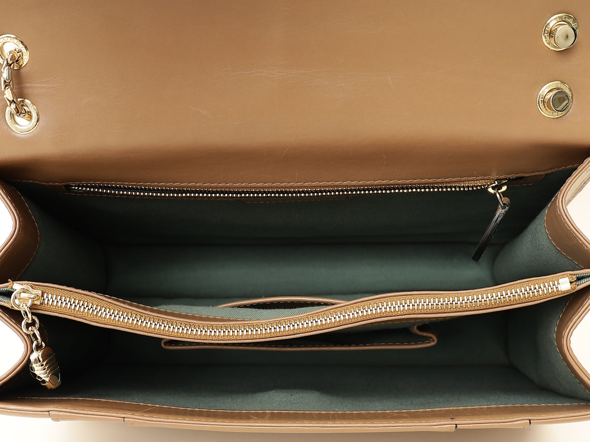 Bvlgari Brown Serpenti Forever Shoulder Bag-Bvlgari-THE CLOSET