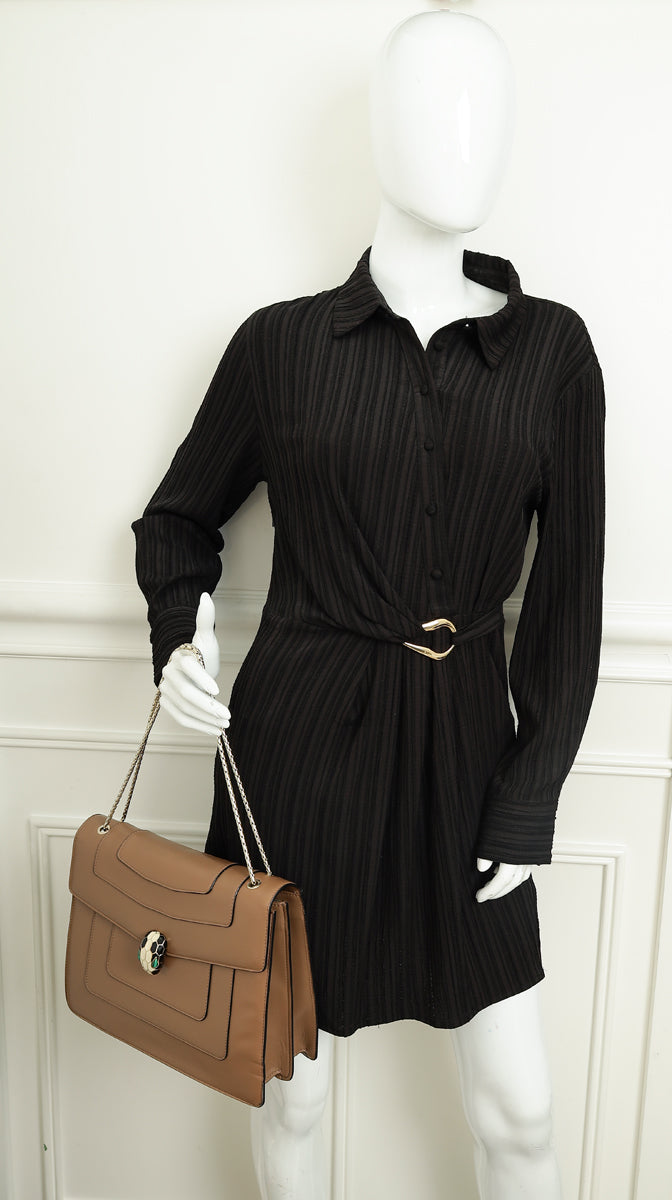 Bvlgari Brown Serpenti Forever Shoulder Bag-Bvlgari-THE CLOSET