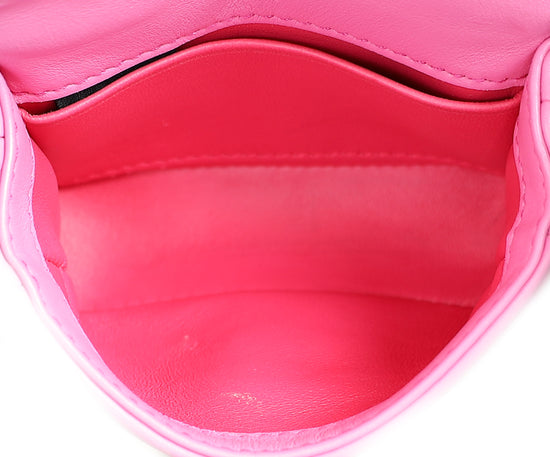 Bvlgari Pink Serpenti Cabochon Micro Bag