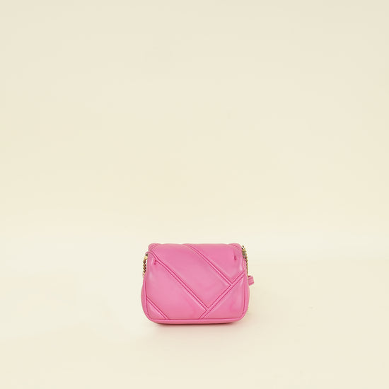 Bvlgari Pink Serpenti Cabochon Micro Bag