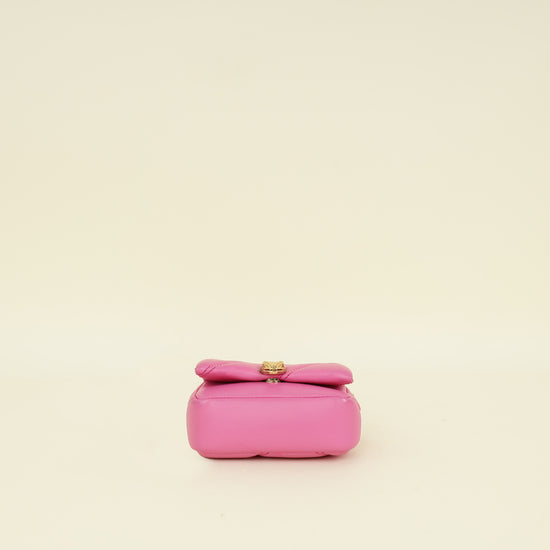 Bvlgari Pink Serpenti Cabochon Micro Bag