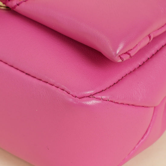 Bvlgari Pink Serpenti Cabochon Micro Bag