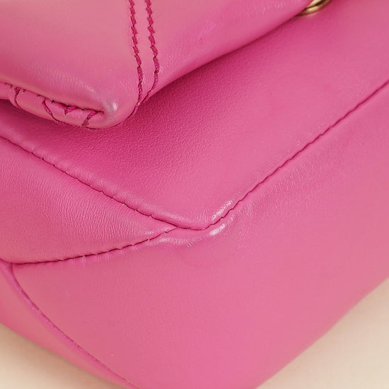 Bvlgari Pink Serpenti Cabochon Micro Bag